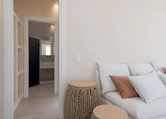 别墅 Mikri Santa Maria Beachvilla Pool Paros 圣玛丽亚